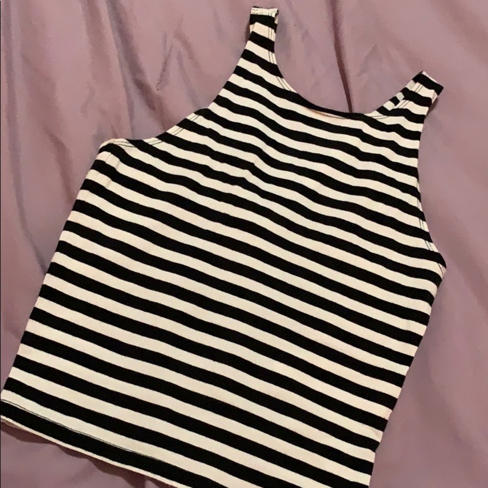 Abercrombie and Fitch- Striped crossed back tank